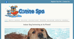 Desktop Screenshot of caninespa.net