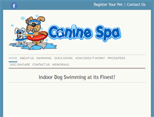 Tablet Screenshot of caninespa.net